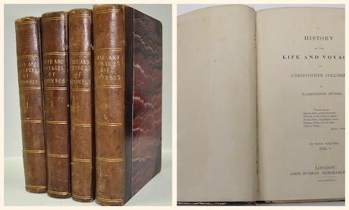 Life and Voyages of Christopher Columbus 1, 2, 3, 4