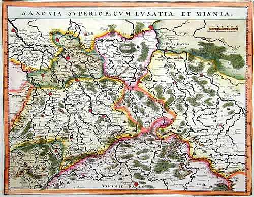 Saxonia superior, cum Lusatia et Misina