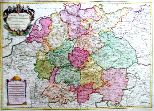 L´Empire d´Allemagne distingue suivant l´etenedu de tous les estates principautes et souverainites