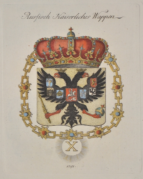 Russisch Kaiserliches Wappen 1791.