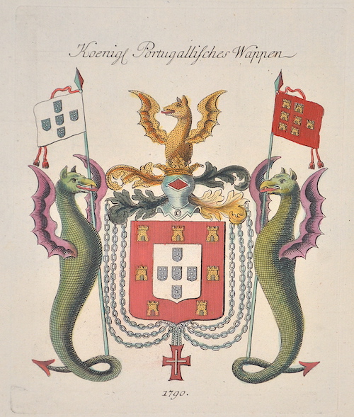Koenigl Porugallisches Wappen 1790.