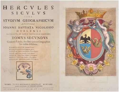 Hercules Siculus sive Studium Georgraphicum Auctore Joanne Baptista Nicolosio Hyblensi sacerdote, et sacrae theologiae Doctore Tomus Secundus..