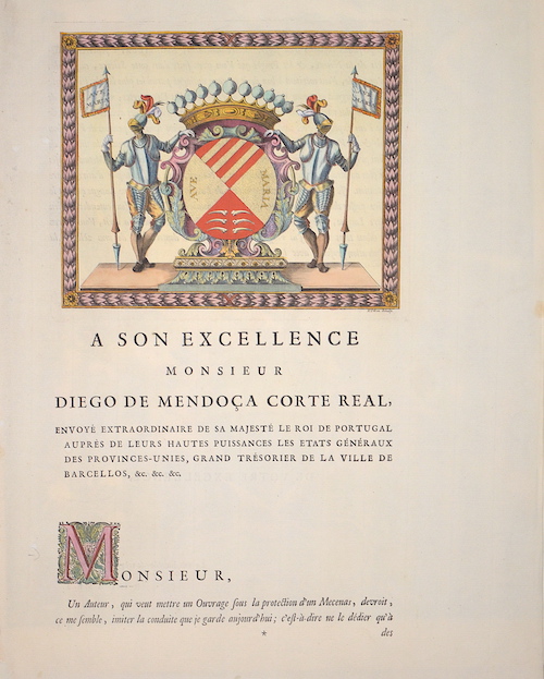 A son excellence Monsieur Diego de Mendoca Corte Real,..