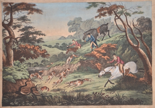 no title (Fuchsjagd zu Pferd)