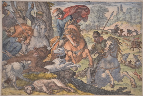 A.E. IX. "Bärenjagd"