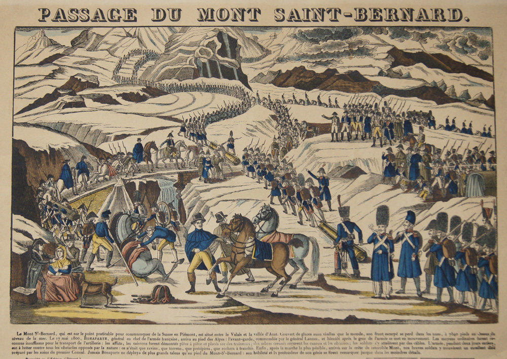 Passage du Mont Saint-Bernard.