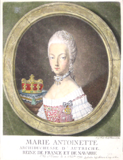 Marie Antoinette …….reine de France et de Navarre