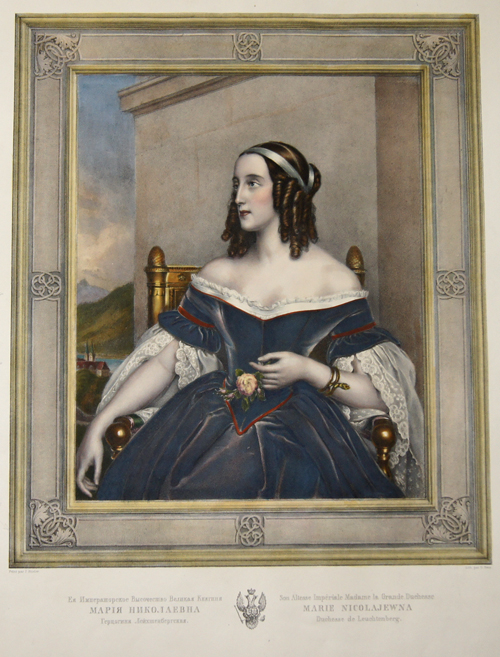 Son Altesse Impériale Madame la Grande Duchesse Marie Nicolajewna Duchesse de Leuchtenberg.
