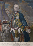 Ferdinand Duc de Brunswig et Lünebourg Général en Chef de l armée alliée.