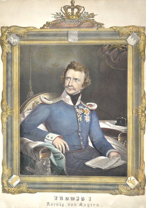 Ludwig I Koenig von Bayern, Pfalzgraf bei Rhein, Herzog von Bayern, Franken und in Schwaben
