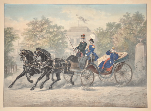 no Title – Kutschfahrt mit Kaiser Wilhelm I.