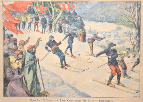 Sports d’Hiver / Les Concours de Skis á Chamonix