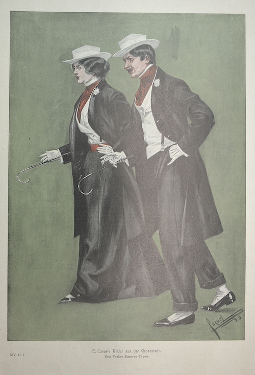 E. Cucuel: Bilder aus der Grossstadt. New-Yorker Strassen-Typen.