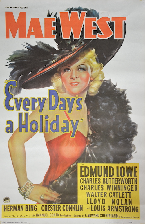 Adolph Zukor presents Mae West in "Everey Day's a Holiday"