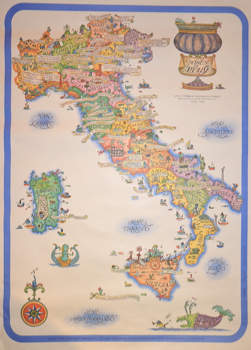 Wines of Italia with a "Controlled Denomination of Origin"