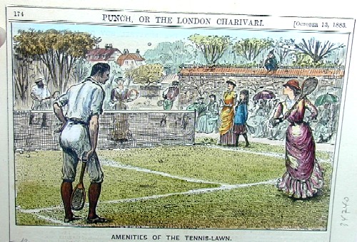Amenities of the tennis- lawn