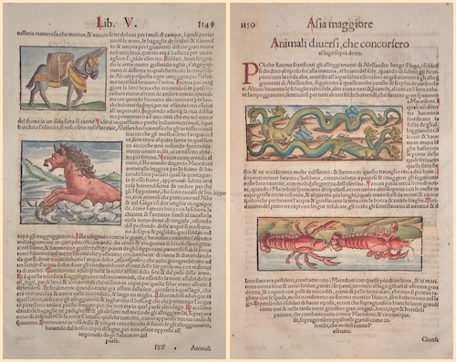 Asia maggiore. Animali diversi, che concorfero al lago sopra detto 1150 / Lib. V.