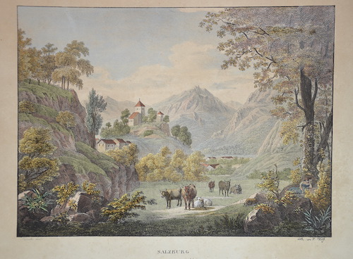 Salzburg Ansicht von Mönchsberg