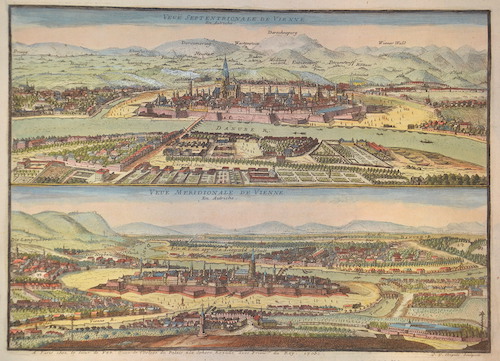 Vue septentrionale de Vienne/ Vue meridionale de Vienne