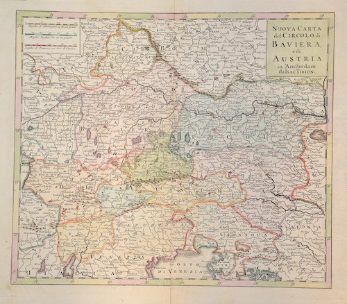 Nuova Carte del Circolo di Baviera, edi Austria.