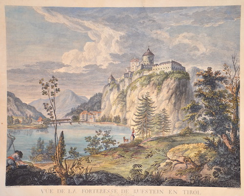 Vue de la Forteresse de Kufstein en Tirol Prise de l’Occident  / Cette Forteresse occupee en Vertu du Traite de Luneville par les Troupes de la..