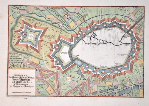 Brüssel die Haupt- Stadt des Herzogtums Brabant und Residenz des Gouverneurs des Königes in Spanien