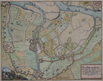 Der Sass von Gent belägert den 28. Juli 1644. Durch ihr Ex. Friedrich Henrich von Nassau Prinz von Or. Et und durch Accord erobert den 6. Sept…