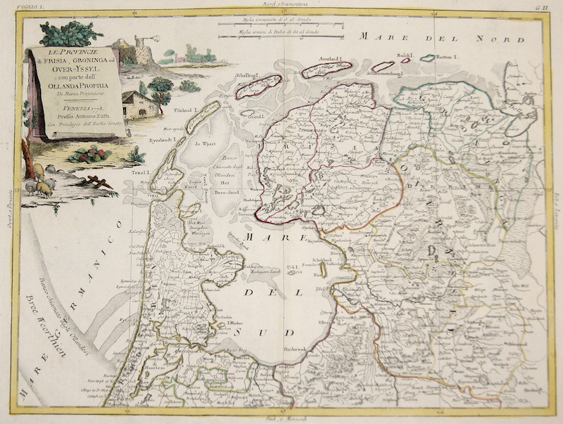Le Provincie di Frisia, Groninga ed Over-Yssel con parte dell’ Ollanda Propria