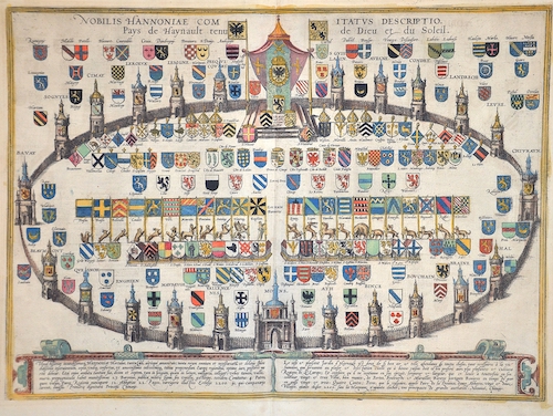 Nobilis Hannoniae comitatus descriptio. Pays de Haynault tenu de Dieu et du Soleil