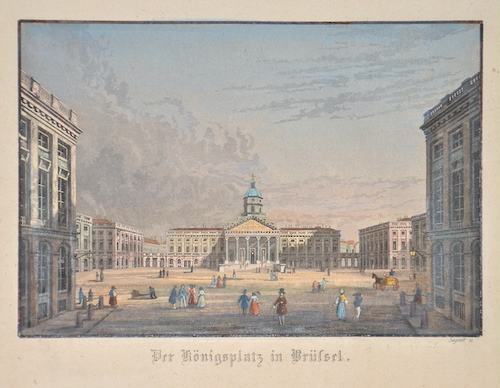 Der Königsplatz in Brüssel.