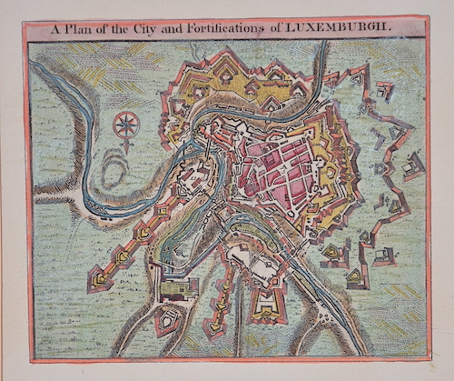 A Plan of the City and Fortifications of Luxemburgh.