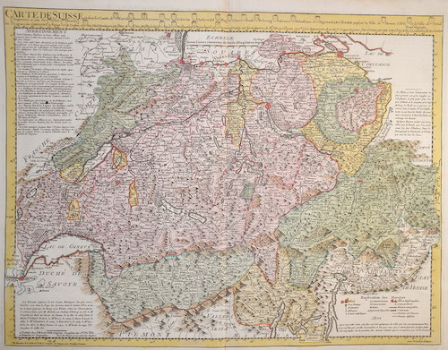 Carte de Suisse ou sont les Cantos…….