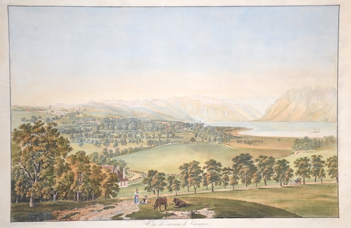 Vue des environs de Lausanne