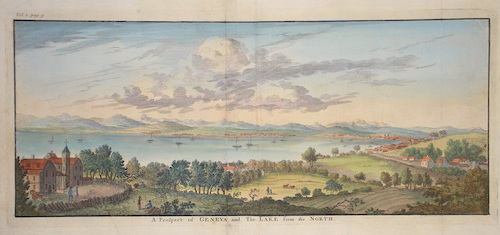 A Prospect of Geneva and The Lake from the North.