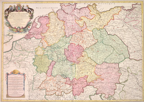 L´Empire d´Allemagne distingue suivant l´etenedu de tous les estates principautes et souverainites