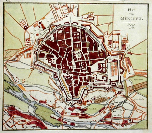 Plan von München