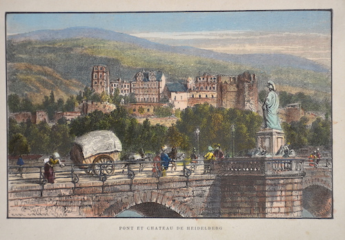 Pont et chateau de Heidelberg