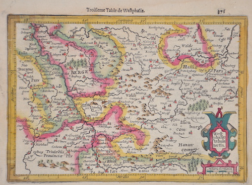 Westphaliae tabula tertia