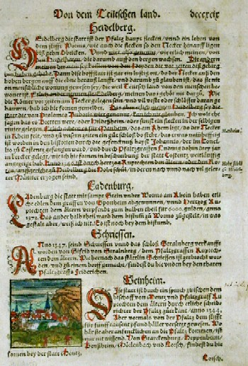 Vn dem Teütschen Land, Weinheim