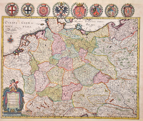 Nova totius Germaniae descriptio Teütschland.