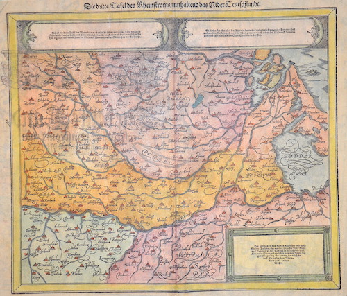 Die ander Tafel des Rheinstroms/ begreiffend die Pfaltz/Ostereich/Eyfel/ Die dritte Tafel des Rheinsroms/enthaltend das nider Deutschlandt