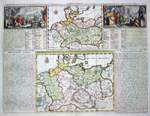 Carte de l´ancienne Germanie divisee en quatre differentes Nations et les peules de chacune