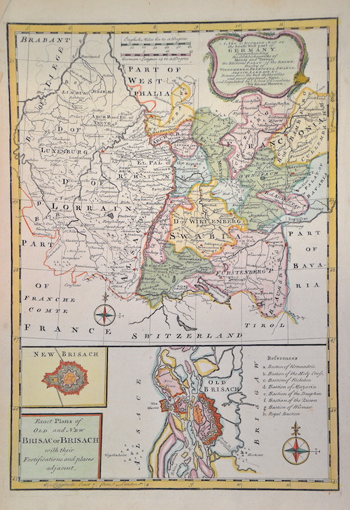 A new and accurate map of the south west part of Germany