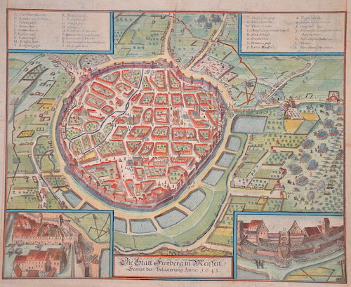 Die Statt Freyberg in Meissen sampt der Belägerung anno 1643