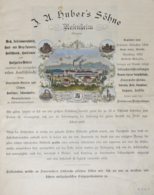 I.U. Huberts Söhne Rosenheim ( Bayern)
