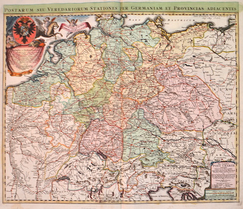 Postarum seu Veredariorum Stationes per Germaniam et Provincias Adiacentes