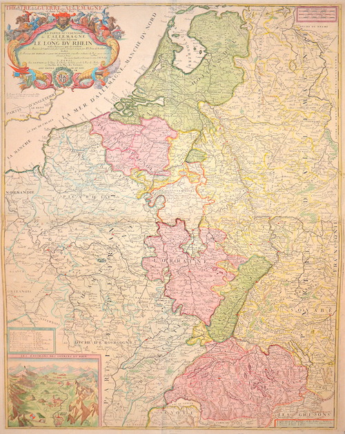 La Partie Occidentale de L‘ Allemagne le long du Rhein