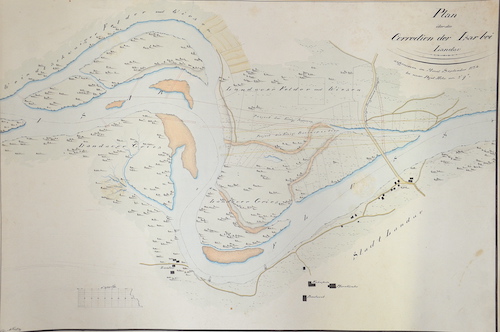 Plan über die Correction der Isar bei Landau