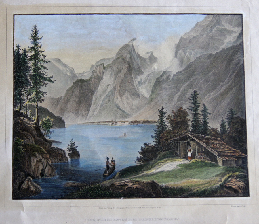 Der Koenigssee bei Berchtesgaden.