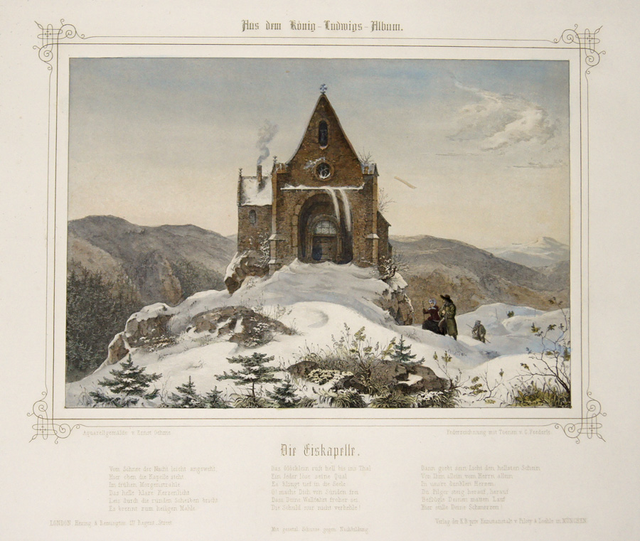 Die Eiskapelle. Aus dem König-Ludwigs-Album.